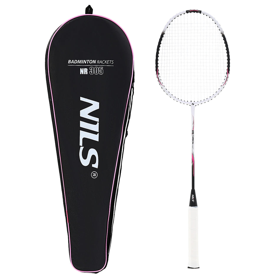 NR305 CARBON ISOMETRISCH /  BADMINTONSCHLÄGER + SPORTHÜLLE NILS