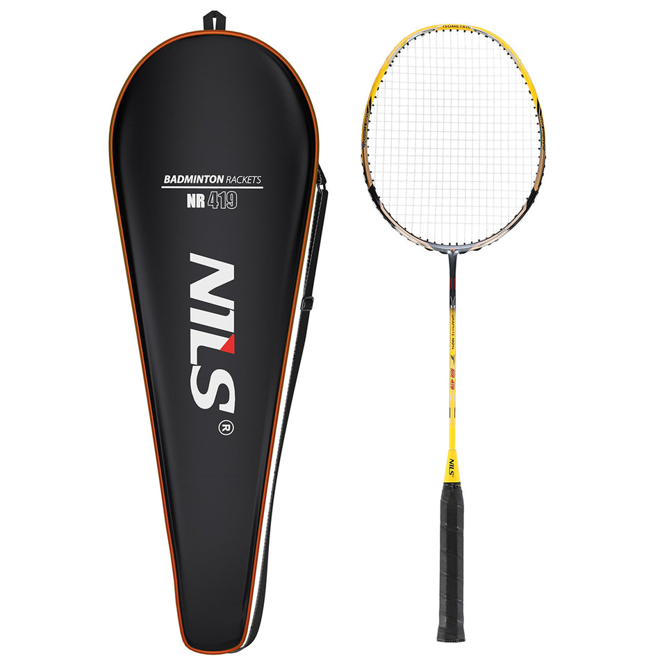 NR419 BADMINTONSCHLÄGER + SCHUTZHÜLLE NILS