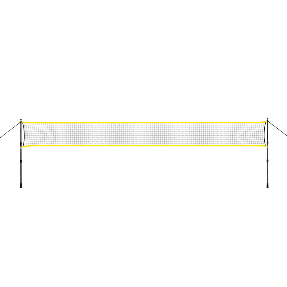 NT310 BADMINTON-NETZ, TELESKOPSTANGEN 600x60cm + SCHUTZHÜLLE NILS