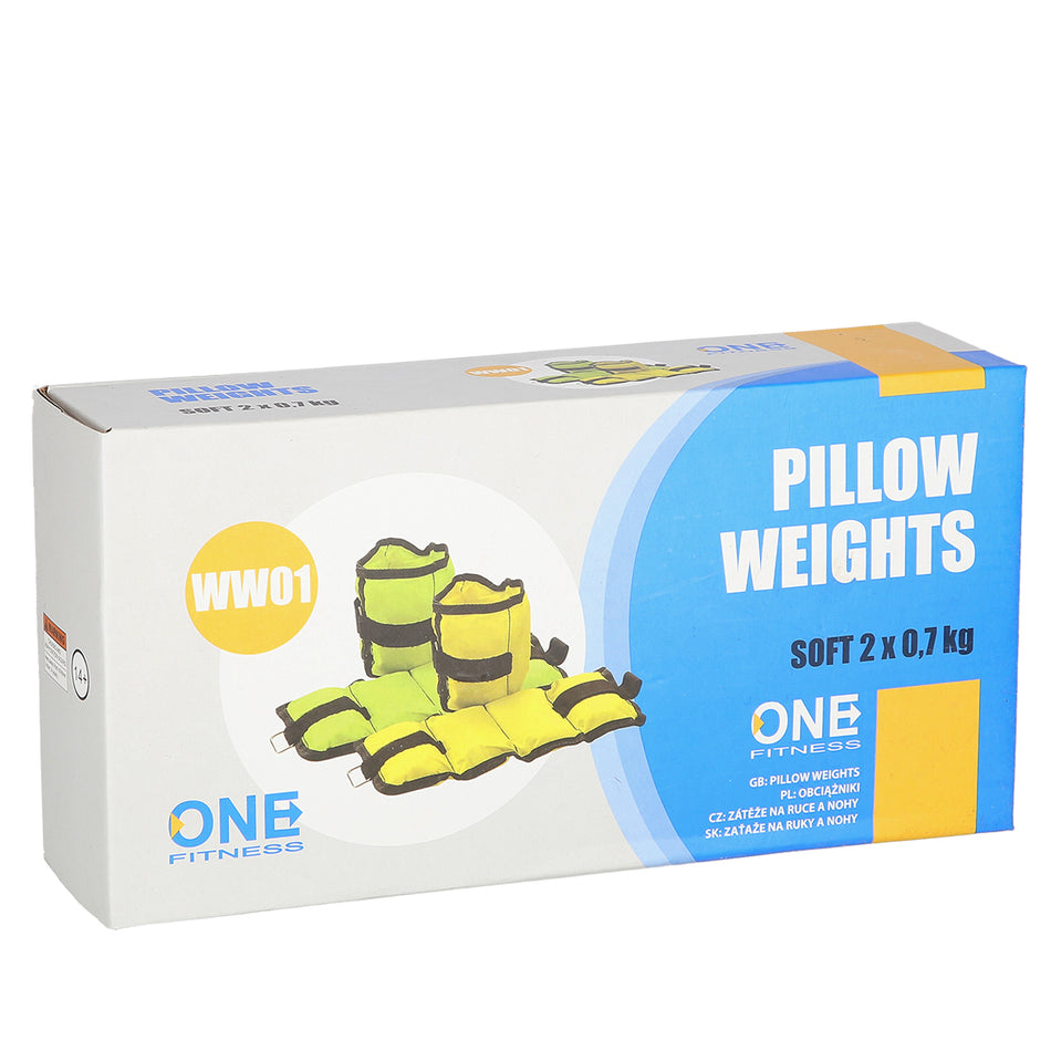 WW01 GREEN GEWICHTSMANSCHETTEN 2 x 0,7 KG ONE FITNESS