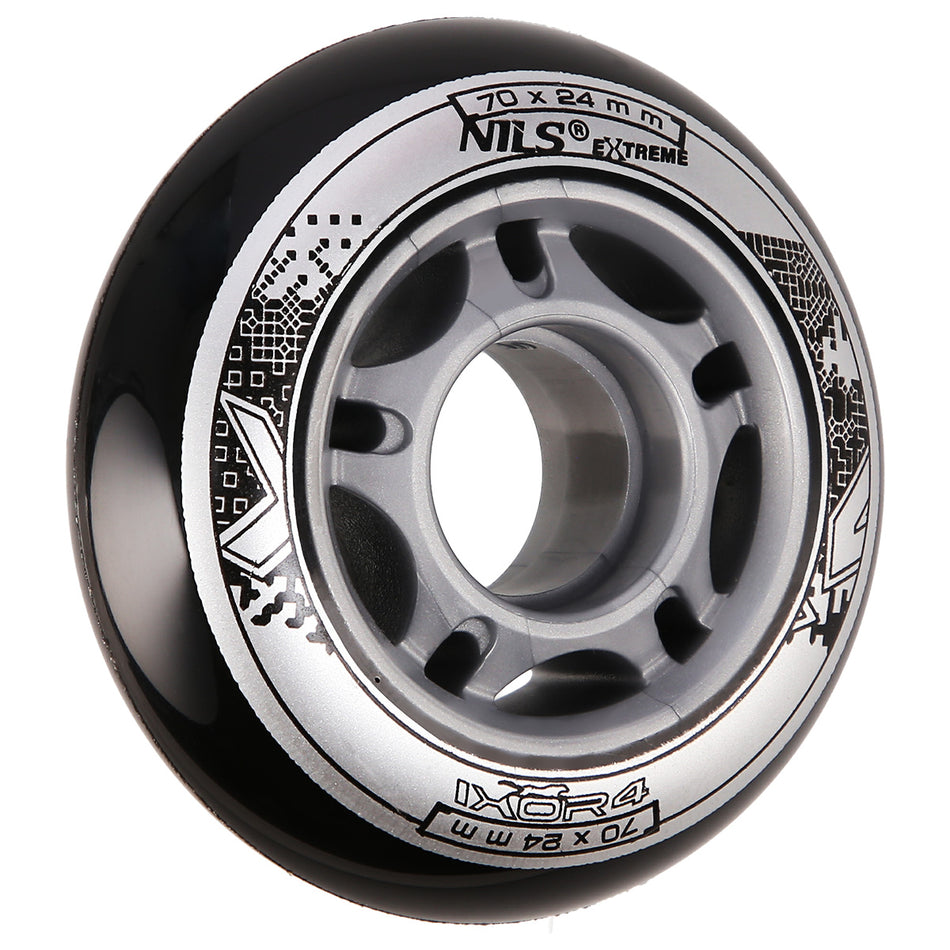 PU 70x24 82A SCHWARZ ROLLEN (4 Stk.) NILS EXTREME