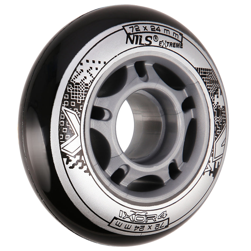 PU 72x24 82A SCHWARZ ROLLEN (4 Stk.) NILS EXTREME