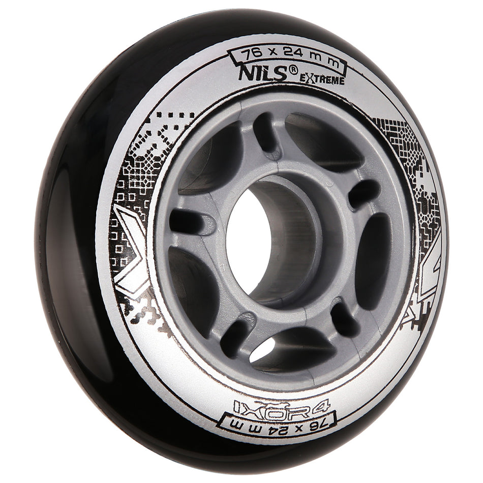 PU 76x24 82A SCHWARZ ROLLEN (4 Stk.) NILS EXTREME
