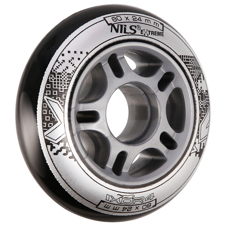 PU 80x24 82A SCHWARZ ROLLEN (4 Stk.) NILS EXTREME