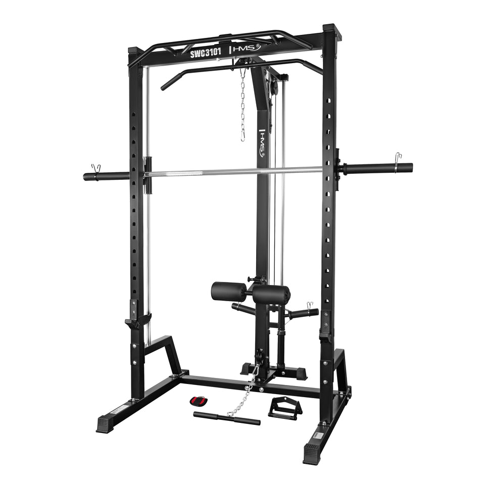 SWC3101 SMITH-MASCHINE MIT PLATE-LOADED KABELZUGSYSTEM SEMI COMMERCIAL HMS