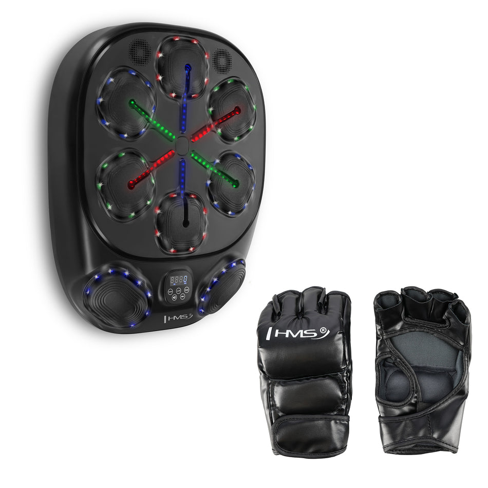 TB10 ELEKTRONISCHE BOXWAND BLUETOOTH MIT MUSIK, HANDSCHUHEN UND 4000MAH BATTERIE HMS