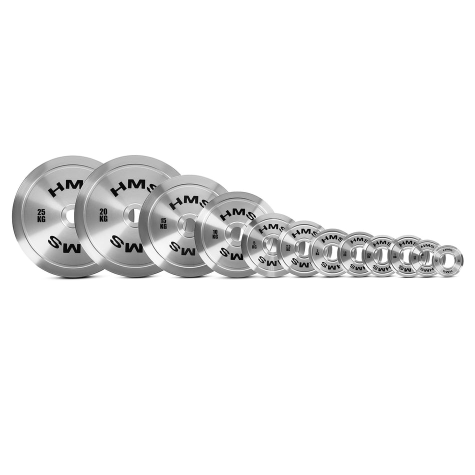 TOS10 KALIBRIERTE OLYMPISCHE STAHLGEWICHTSSCHEIBE 1 KG HMS