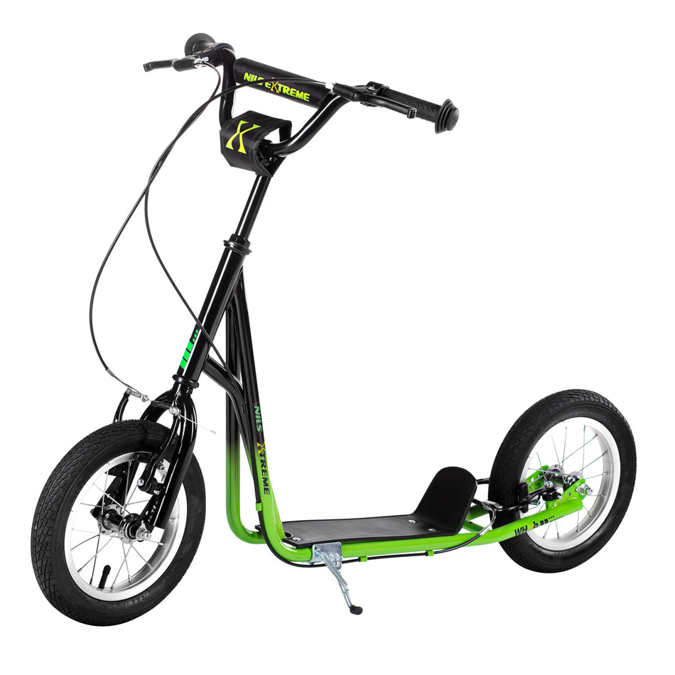 WH117BN GREEN 12" ROLLER MIT AUFGEPUMPTEN RÄDERN NILS EXTREME