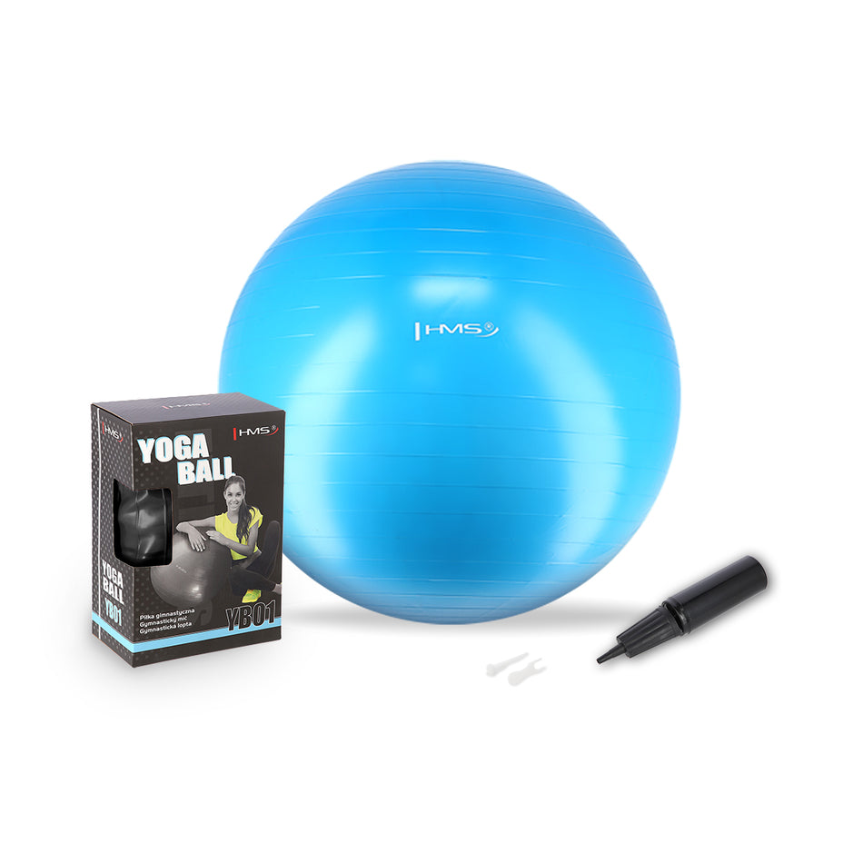YB01N 75CM AZURE GYMNASTIKBALL HMS